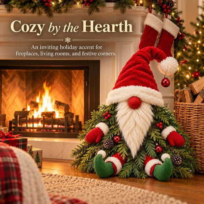 🔥HOT SALE🔥Sitting Christmas Evergreen Gnome Decor
