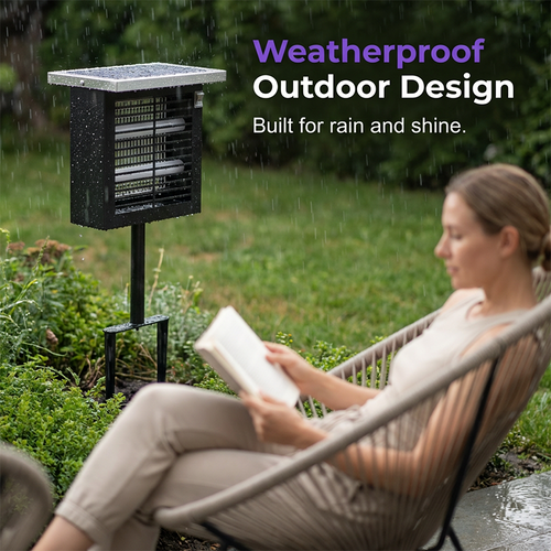 Solar-Powered Outdoor Bug Zapper